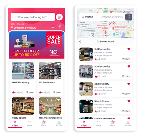 Offers in nearby stores